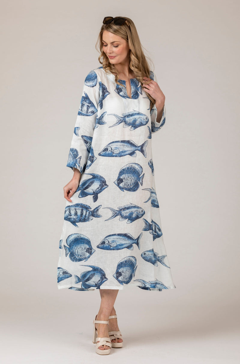 The Big Fish Linen Dress | Sartoria Saracena