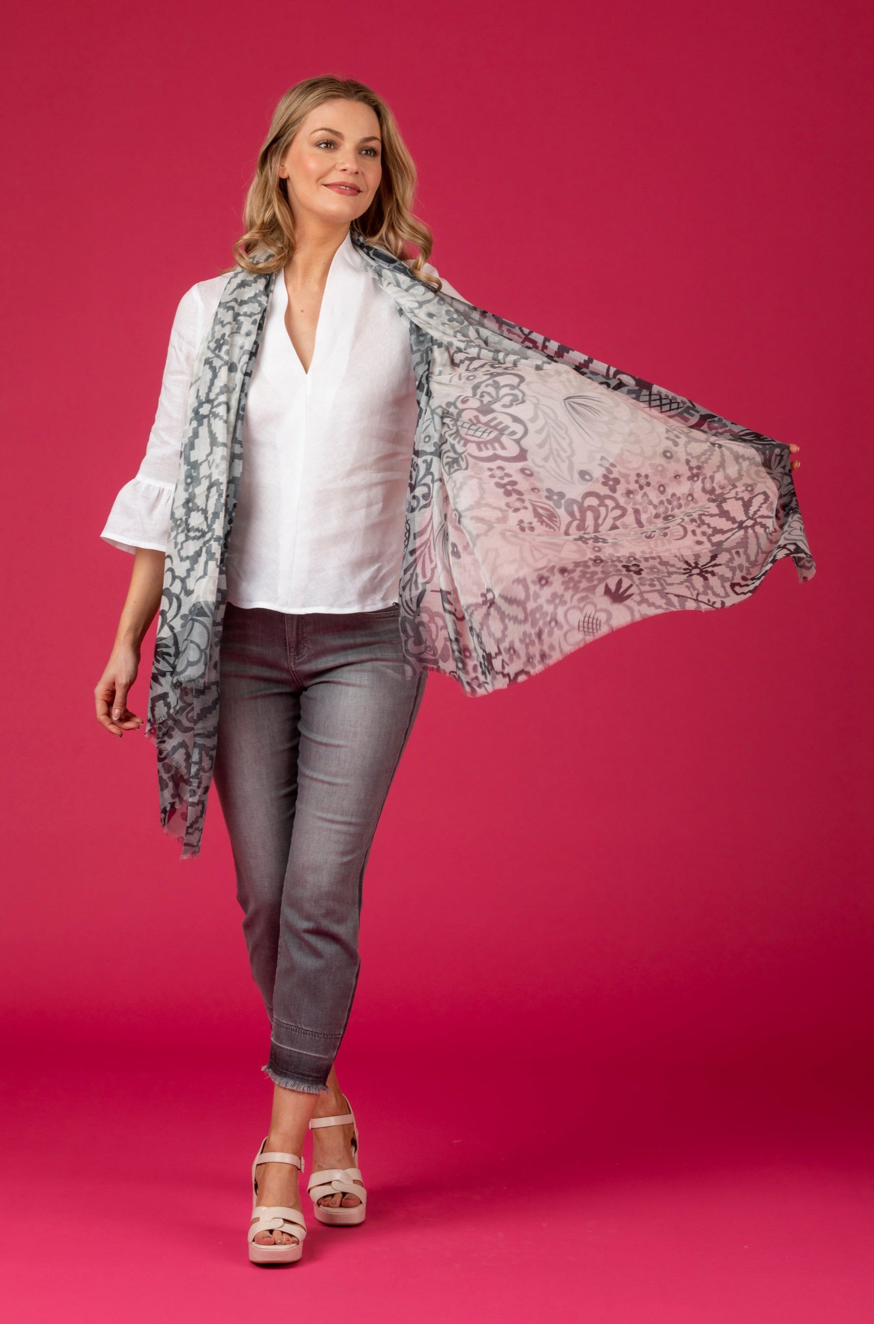 Pantalon En Lin 100% Sartoria Saracena - Beige - Taille XL - Fait En Italie - Neuf Sans étiquette