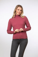 Rosay Ribbed Turtle Neck Jumper | Noble Wilde