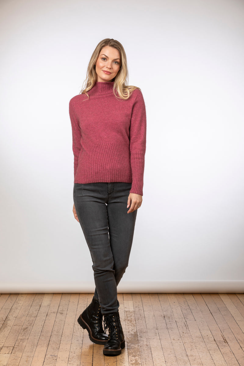 Rosay Ribbed Turtle Neck Jumper | Noble Wilde