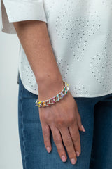 Chunky Multi Colour Link Bracelet | Sarah Thomson