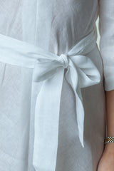 Sarah Thomson x Sartoria Saracena S/S21 - The Bella Dress in White