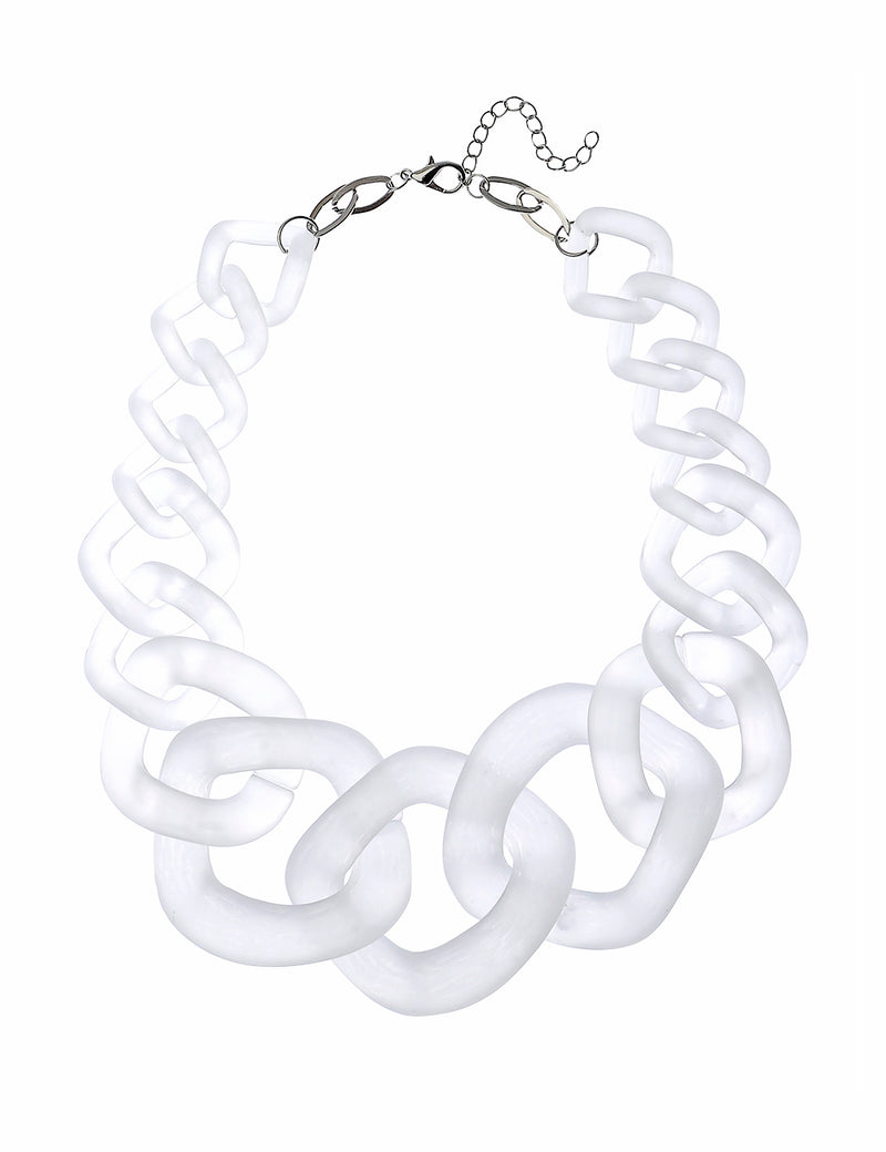 Frosted Acrylic Chain Necklace | Sarah Thomson