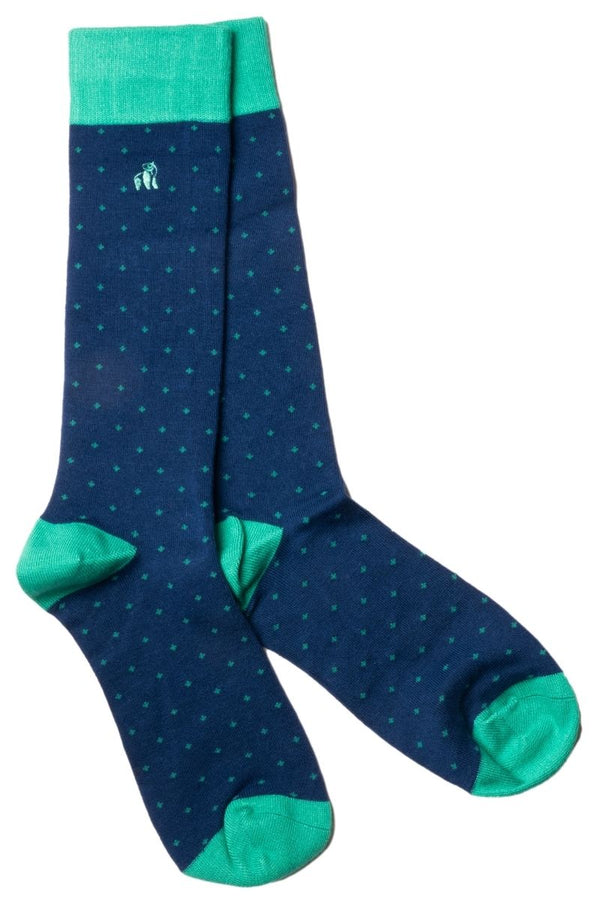 Mens Spotted Bamboo Socks | Swole Panda